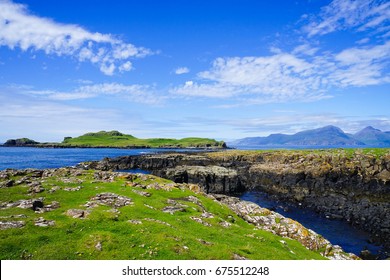 Small Isles, Part Of The Inner Hebrides Of Scotland. Isle Of Muck