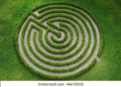 Small labyrinth - Shutterstock ID 466735532