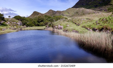 A Small Lough On The Ring Of Kerry Scenic Drive In South West Ireland