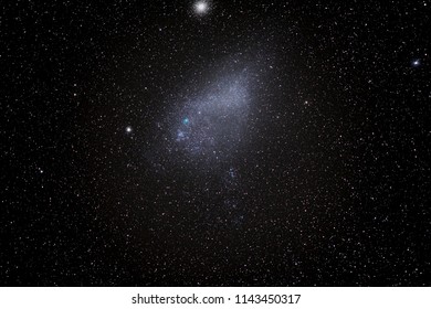 Small Magellanic Cloud And 47 Tucanae At Southern Sky