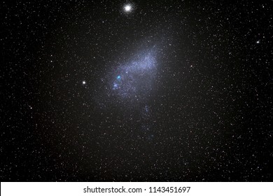 Small Magellanic Cloud And 47 Tucanae At Southern Sky