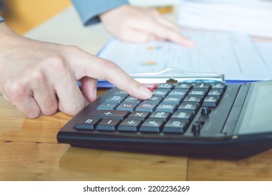 Small and Medium Enterprise Business concept of ,Businessman presenting investment plan to his partner in office. - Shutterstock ID 2202236269