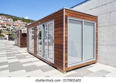 Small Modular Portable Building An Office For Workers Or Security