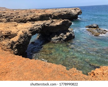 Small Natural Bridge In Aruba