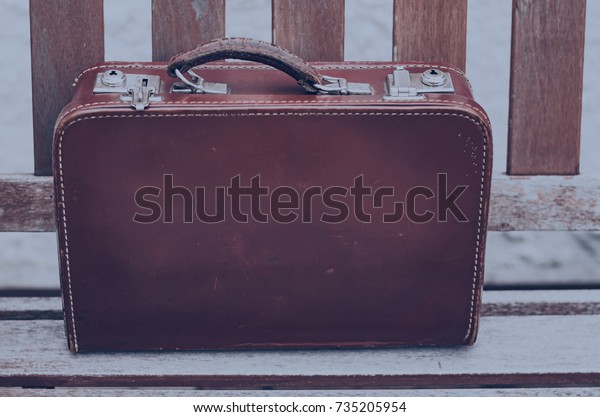 small old suitcase