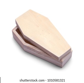 Small Open Wood Coffin Isolated On Stock Photo 1010581321 | Shutterstock