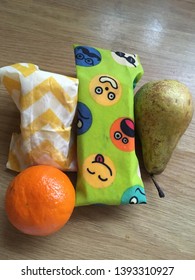 Small Pack Lunch With Some Reusable Food Wraps