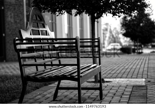 Small Park Bench Oriental Feeling Stock Photo Edit Now 1149763193