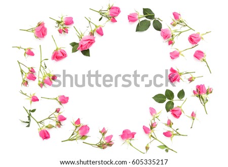 Similar – Clover frame on white background