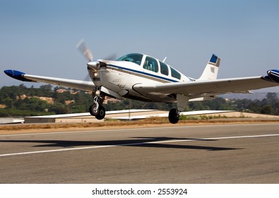 Small Plane Taking Off