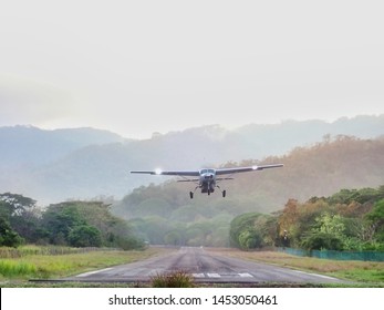 Small Plane Taking Off From An Airport