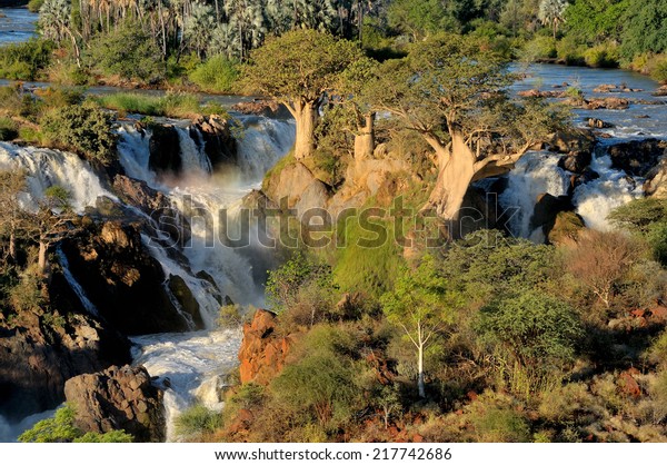 Small Portion Epupa Waterfalls Namibia Stock Photo Edit Now 217742686