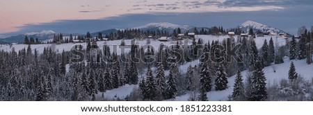 Similar – Image, Stock Photo winter idyll