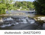 Small rapids on a river