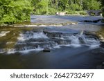 Small rapids on a river