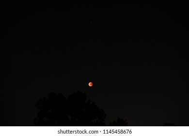small red moon