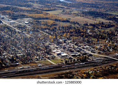 the small resort town of Whitefish In Western Montana USA