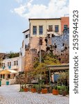 Small restaurant at the port of Chania, Crete, Greece