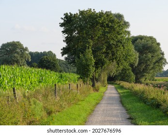 Small River Near Borken In Germany