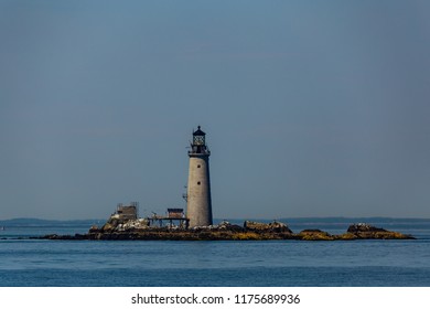 small rock lighthouse