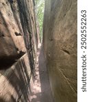 Small rock pathway through Red River Gorge
