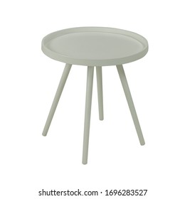 Small Round White Table With 4 Legs