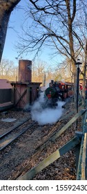 Small Scale Train In Silver Dollar City 