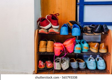 Shoe Rack Shoes Home High Res Stock Images Shutterstock
