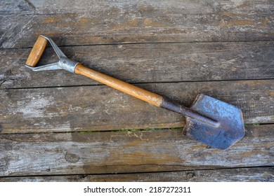 Small Shovel For Working In Ground.