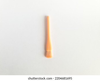 Small Size Foundation Brush Isolated On White Background.makeup Kit.