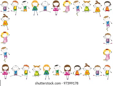 Children Border Images, Stock Photos & Vectors | Shutterstock