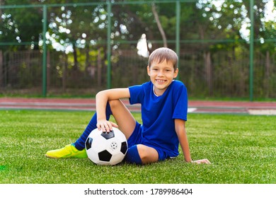 Young Boy Soccer Ball On Sport Stock Photo 693851440 | Shutterstock