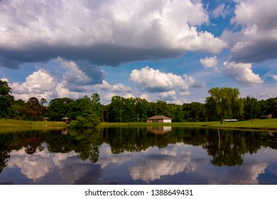 Small Southern Pond Alabaster Alabama - Shutterstock ID 1388649431