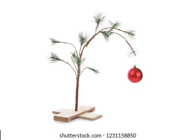 Small Sparse Christmas Tree 