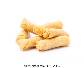 Small Spring Roll Isolated