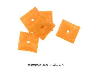 Small Square Tasty Cheese Crackers.