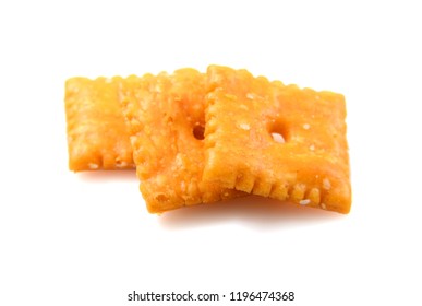 Small Square Tasty Cheese Crackers.