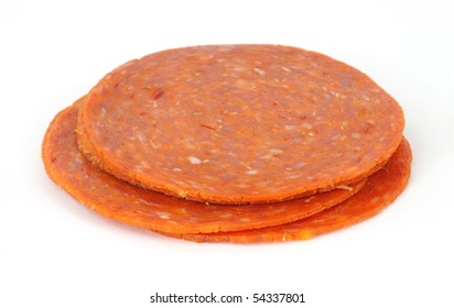 Small Stack Of Pepperoni