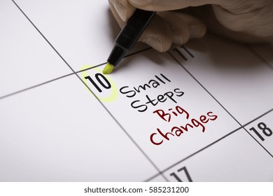 Small Steps Big Changes