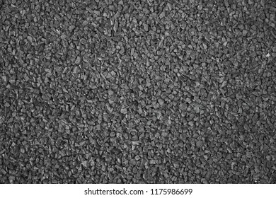 Small Stones Background. Silicon Texture. Asphalt Road.