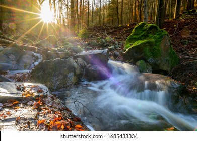 Small Stream In The German Harz