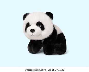 Small stuffed panda bear plush toy
