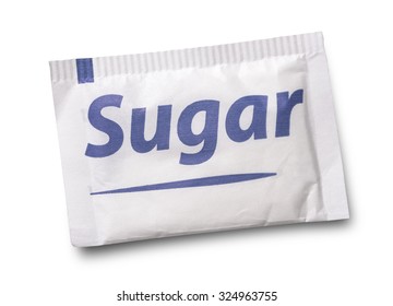Small sugar packet isolated on white  - Shutterstock ID 324963755