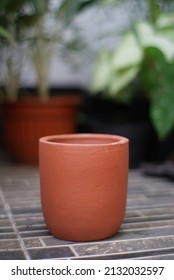 Small Terracotta Vase Empty Clay