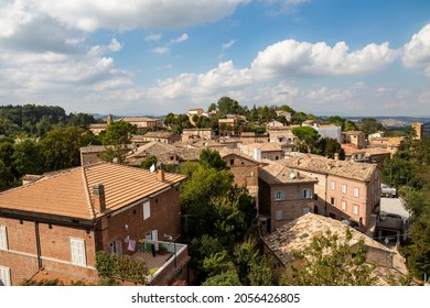 Small Town In Le Marche Italy 