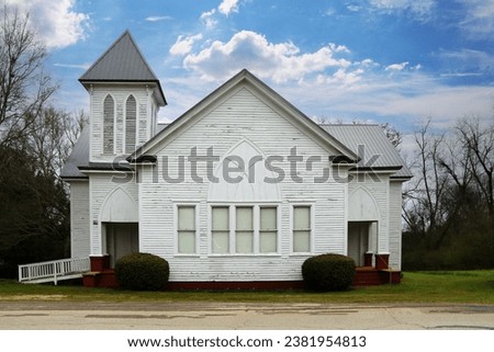small town rural church faith meeting hall township main street worship building
