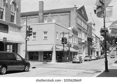 Small Town Street Corner