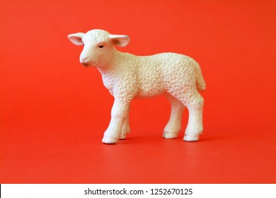 small toy sheep