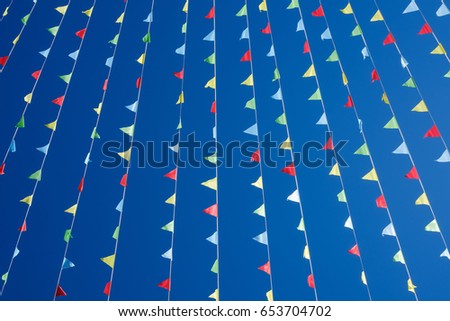 Similar – Colourful pennants