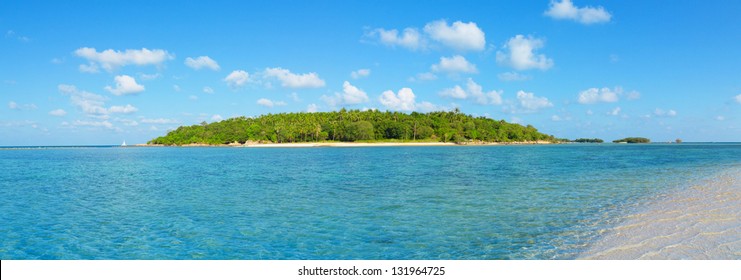 Small Tropical Island Panorama